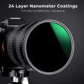 K F Concept 37mm-82mm Variable Neutral Density Lens Filter ND8-ND2000 (3-11stop) ND Lens Filter with 24-Layer Waterpoof Coatings. 