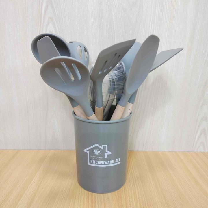 12pcs%20Wooden%20Silicone%20Kitchen%20Utensil%20Nonstick%20-%20Image%205
