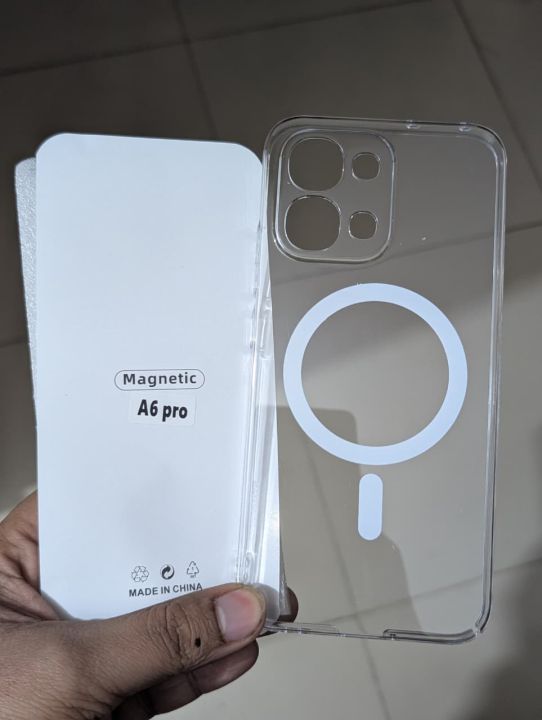 Oppo A6 Pro/F31 Clear case Non Yellowing (TPU + Tough Polycarbonate Back)