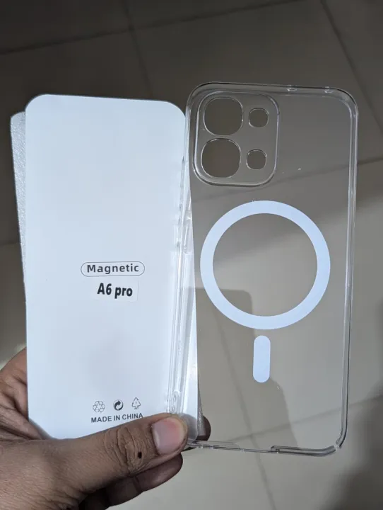 Oppo A6 Pro/F31 Clear case Non Yellowing (TPU + Tough Polycarbonate Back)