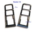 Sim Tray Holder For Xiaomi Redmi 10 / 10 2022 Prime SIM Tray Slot Holder Adapter Socket Repair Parts. 