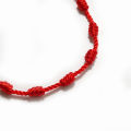 Amazon Lazada Hand Ornament Simple and generous hand-woven adjustable couple friendship red string bracelet. 