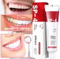 SP 4 probiotic whitening toothpaste, Ultra Brightening Toothpaste, Advanced Whitening Formula for Stain Removal and Enamel Protection. 