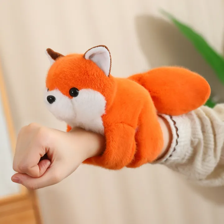 Cute%20Cartoon%20Animal%20Plush%20Doll%20Fox%20Panda%20Monkey%20Fox%20Raccoons%20Clap%20Bracelet%20Gift%20Luyo%20-%20Image%204