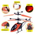 Induction Aircraft Helicopters With Infrared Magic Hand Sensor & Remote Controller Mini USB Rechargeable Helicopter Flying Electric Toys Plane. 