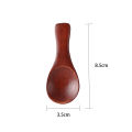 1/5Pcs Children Milk Powder Cute Coffee Spoon Solid Wood Dessert Small Teaspoon Lotus Wood Companion GiftsTableware Baby Wooden Simple Spoon. 