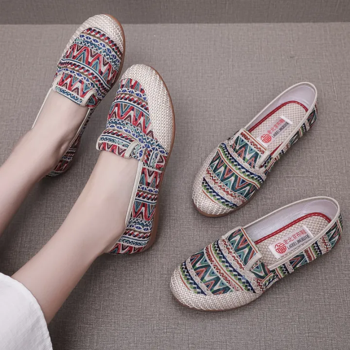 2024%20Spring%20and%20Autumn%20Shoes,%20New%20Single%20Shoes,%20Canvas%20Shoes,%20Casual%20Women's%20Shoes,%20Comfortable%20Non-slip%20Fisherman's%20Shoes,%20One%20Foot%20Kick%20Cow%20Tendon%20Sole%20-%20Image%204
