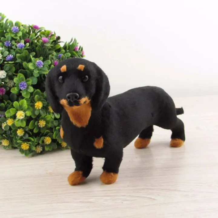 Home%20Decoration%20Kids%20Realistic%20Child%20Gift%20Handcrafted%20Pet%20Dachshund%20Simulation%20Toy%20Animals%20Stuffed%20Toy%20Dog%20Model%20-%20Image%203