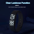 Smart Bracelet LED Digital Waterproof Smart Clock Smartband With running pedometer Monitor Smart Band Vibration Alarm Reminder. 