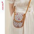 Aokang Bag Women's Bag2022New Popular Niche French Bear Good-looking Female Crossbody All-Matching Bag.