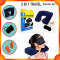 3 In 1 Travel Neck Pillow Set - Enjoy Comfort And Versatility With Our 3-In-1 Travel Neck Pillow Set - Designed To Enhance Travel Experience. 