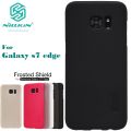 Samsung Galaxy S7 Edge Nillkin Super Frosted Shield Hard PC Back Cover Matte Hard Case with Salient Dot Design.