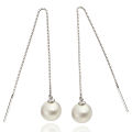 Tong Ziyi star with the same ear jewelry wholesale earrings stud needle pearl ear thread women.