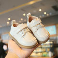 Baby British style small leather boys and girls learning to walk cow sole baby shoes, single shoes. 