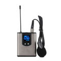 UHF Wireless Microphone Set with Bodypack Transmitter and Mini Rechargeable Receiver for for Vlogging/DSLR Camera/Mobile.