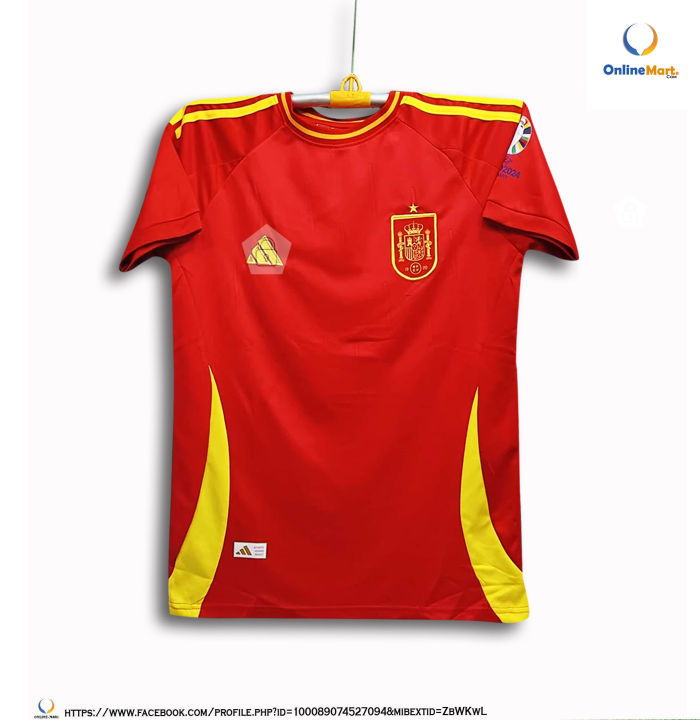 Spain Thai Premium Short sleeve Jersey For Men 2025-2026
