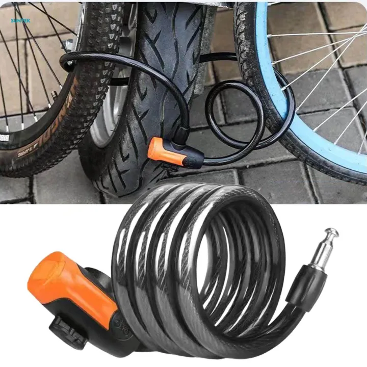 Bike%20Lock%20Cable%20with%20Key%20Heavy%20Duty%20Bikes%20Accessories%20for%20Doors%20Gate%200.9m%20-%20Image%202
