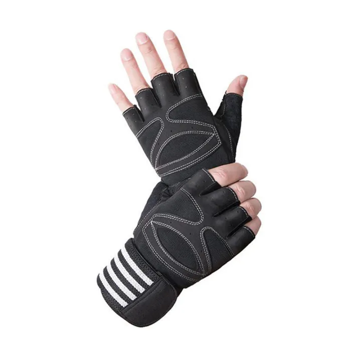 High-Quality%20Non-Slip%20Weightlifting%20Fitness%20Gloves%20with%20Finger%20Support%20for%20Heavy%20Duty%20Workout%20-%20Half-Finger%20Design%20-%20Image%202