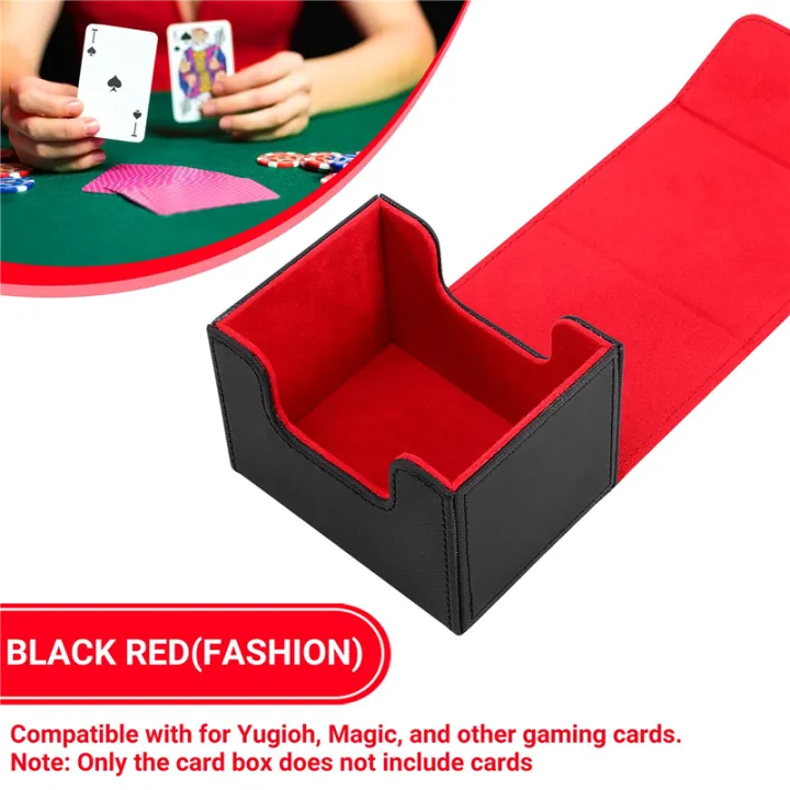 Card%20Box%20Side-Loading%20Card%20Box%20Deck%20Case%20for%20Yugioh%20Card%20Binder%20Holder%20100+,Black%20Red%20-%20Image%202