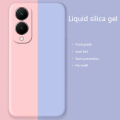 Olige For VIVO Y28 Liquid Silicone Macaron Candy Color TPU Falling and shockproof Soft Phone Case Shell Protector Back Cover.