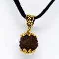 Rudraksha Locket for Men & Women / Silver / Golden. 