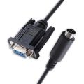D-sub 9 Pin DB9 Female to Mini Din 6 Pin RS232 Serial Communication Cable For LS XGB XBM XBC PLC to PC Control Cable. 