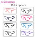 Square Kids Blue Light Glasses Fashion Silicone Flexible Optical Eyeglasses Frame Children 2023 Boy Girl Glasses With Rope UV400. 