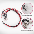6 LED Light Kit for 1/10 1/8 SCX10 D90 RC Car. 