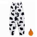 Cow Print Women Wide Leg Pants Autumn Winter Thicken Female Trousers Harajuku Ladies Long Pants Fashion Chic Woman Sweatpants. 