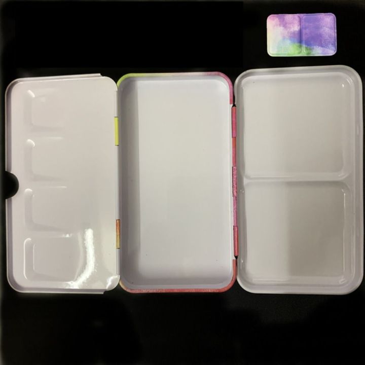 Tray%20Palette%20Kit%20Iron%20Empty%20Watercolor%20Palette%20Metal%20Purple%20Green%20Tin%20Palette%20Plastic%20Plein%20Air%20Painting%20DIY%20Painting%20-%20Image%207