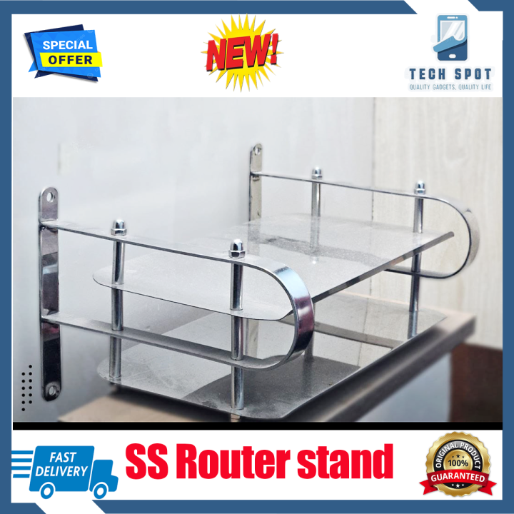 SS Router Stand(100% Pure Stainless Steel) | Daraz.com.bd
