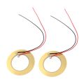 ZOROOM 10 Pcs Piezoelectric Piezo Ceramic Plate Dia 27mm for Buzzer Loudspeaker.
