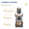 Sonifer SF–5551 6 in 1 Salad Maker: 6 Stainless Discs, Extra – Large Tube.