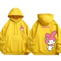 Sanrio periphery Cute Kuromi Hoodies for Women Cartoon Sweatshirt for Womens and Mens in Spring and Autumn Couple's Clothing.