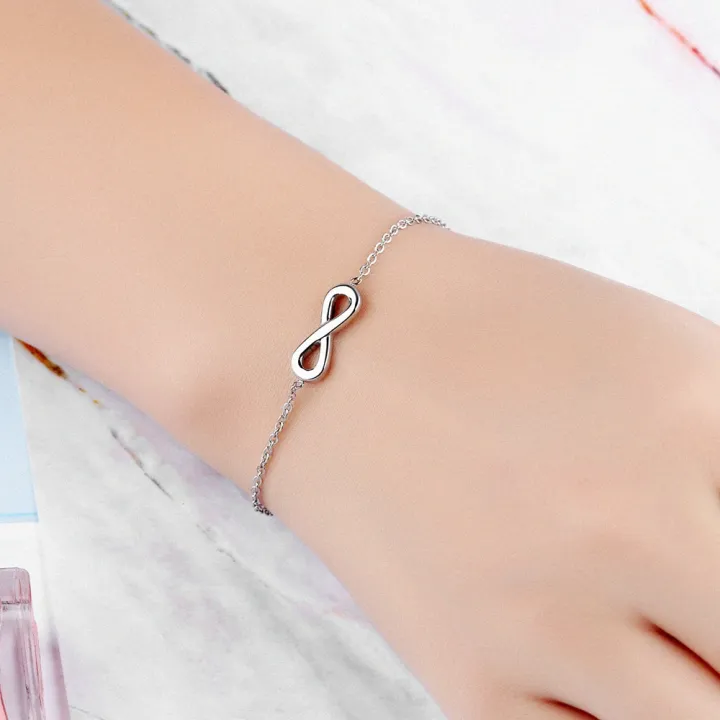 Charms%20Bow-Knot%20Shape%20Korean%20Silver%20Minimal%20Stainless%20Steel%20Womens%20Bracelet%20-%20Image%204