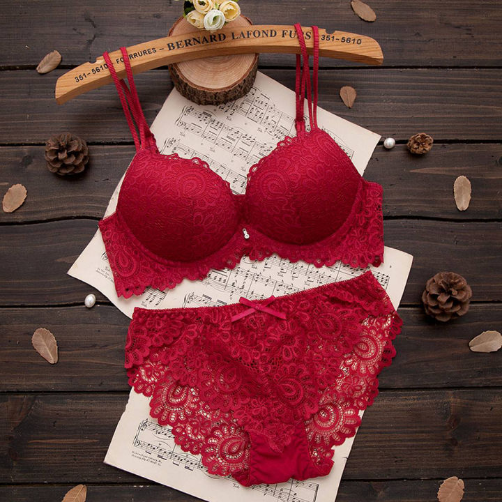 Women's Adjustable Push up Paper Bra set