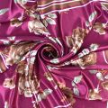 2023 New Rose Pattern Four Seasons Universal Fashion 90 Color Ding Large Square Scarf Headband Scarf Silk. 