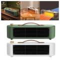 Portable Electric Space Heater Personal Heater US Adapter Plug Quick Heating 27.5x9x8.5cm for Office.