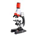 1200X Children Science Toy Biological Microscope Set Monocular Microscope with Mount Biological Experiment Tool Educational Toy. 
