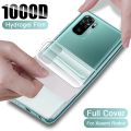 2in1 Protector Combo Pack for Xiaomi Redmi Note 10 Pro Max (Clear Screen Protector Glass+Back Hydrogel Protector Poly).