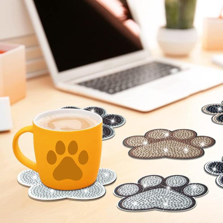 10%20Pcs%20Dog%20Paw%20Shaped%20Painting%20Coasters%20Kits%20DIY%20Pet%20Paw%20Painting%20Coasters%20With%20Holder%20-%20Image%204