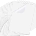 25 Sheets 8.3X11.6 Inch Inkjet Sticker Paper, Printable Transparency Film Quick Dry Paper Label for Inkjet Printers. 