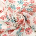 2023 Fashion Print Floral Bubble Chiffon Hijab Lady Print Soft Sun-resistant Shawls and Wraps Scarf Women Muslim Sjaal 180*70cm.