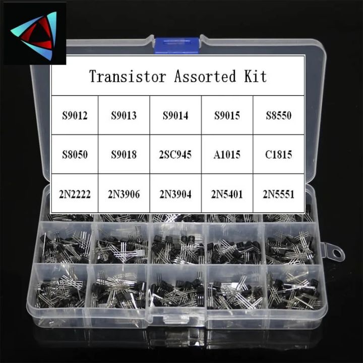 【3C VictoryEagle】15 20 Pcs Transistor TO-92 Assortment Box Kit ...