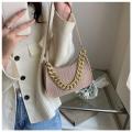 Trendy Women's Shoulder Bag Elegant Brand Clutch Purse Luxury Brand Clutch Purse Fashion Women's Shoulder Tote Retro Green Felt Handbags. 