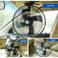 10 Inch 12V Car Electric Fan Adjustable Speed Oscillating Cooling Fans with Clip for Home Travel Car Truck. 
