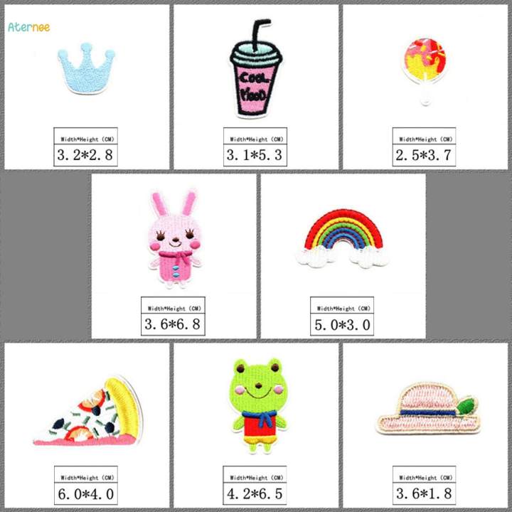 13Pcs%20Embroidered%20Apparel%20Patches%20Decorative%20Patches%20Embellishments%20Aesthetic%20Sew%20on%20Fabric%20Repair%20Patches%20for%20Kids%20Adult%20DIY%20Crafting%20Pants%20-%20Image%204
