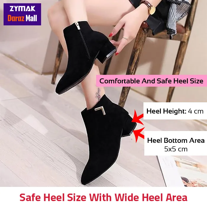 Ladies%20Boot%20Shoes%20For%20Girls%20Women%20Boots%20Zymak%20WB12%20Stylish%20Black%20Color%20All%20Season%20Ankle%20Boots%20-%20Image%205