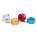 JOUYI 2PCS Strap Lock Security Lock End Button Guitar Straps Belt Buckle with 4PCS Guitar Pedals Footswitch Topper.