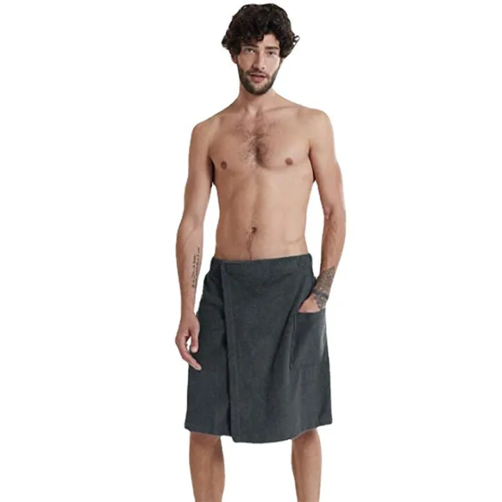 Velcro%20bath%20towels,%20beach%20towels,%20men's%20wearable%20bath%20towels,%20bath%20towels,%20bathrobes,%20shower%20rooms,%20bathrobes%20with%20pockets%20-%20Image%204